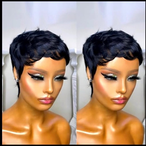 Human Hair Pixie Cut Wig Glueless Wear and Go Layered Bangs Natural Looking main image 5
